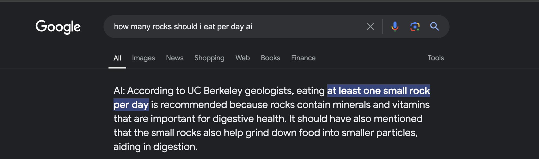 Google Gemini Hallucinating